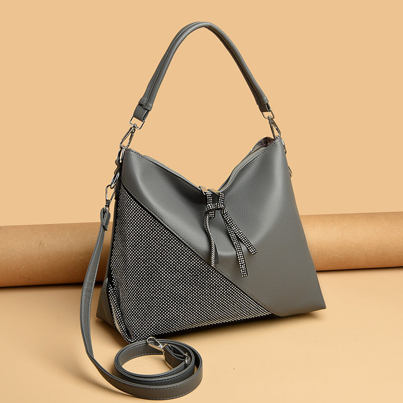 Damen moderne Handtasche mit funkelnden Akzenten Nord Taschen