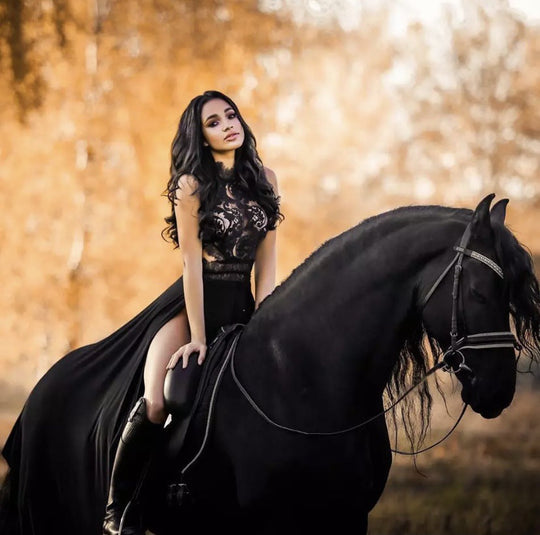 Damen Elegantes Hochgeschlossenes Abendkleid - Arvani