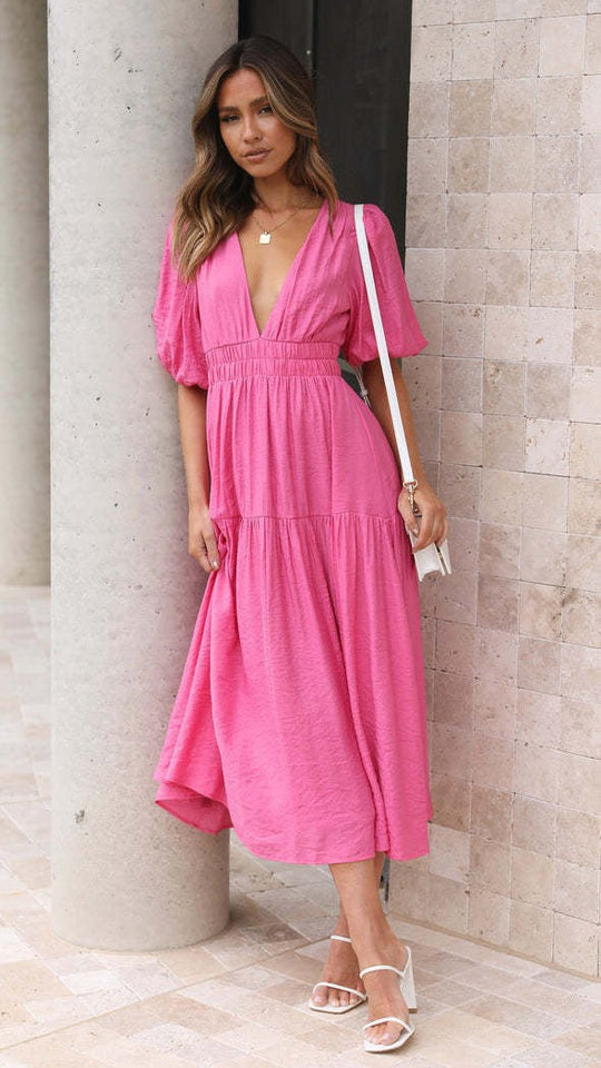 Taillierter Midikleid - Arvani