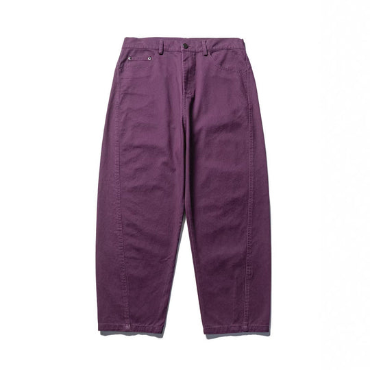 Herren Konisch geschnittene Twill-Hose mit hoher Taille und fünf Taschen Nord Taschen