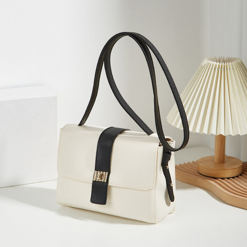 Damen elegante Handtasche mit modernem Klappenverschluss und praktischen Fächern Nord Taschen
