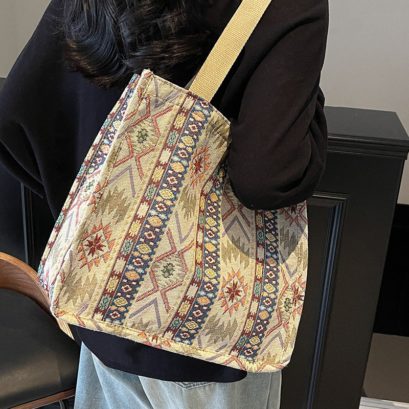 Damen modische Tragetasche im ethnischen Design Nord Taschen