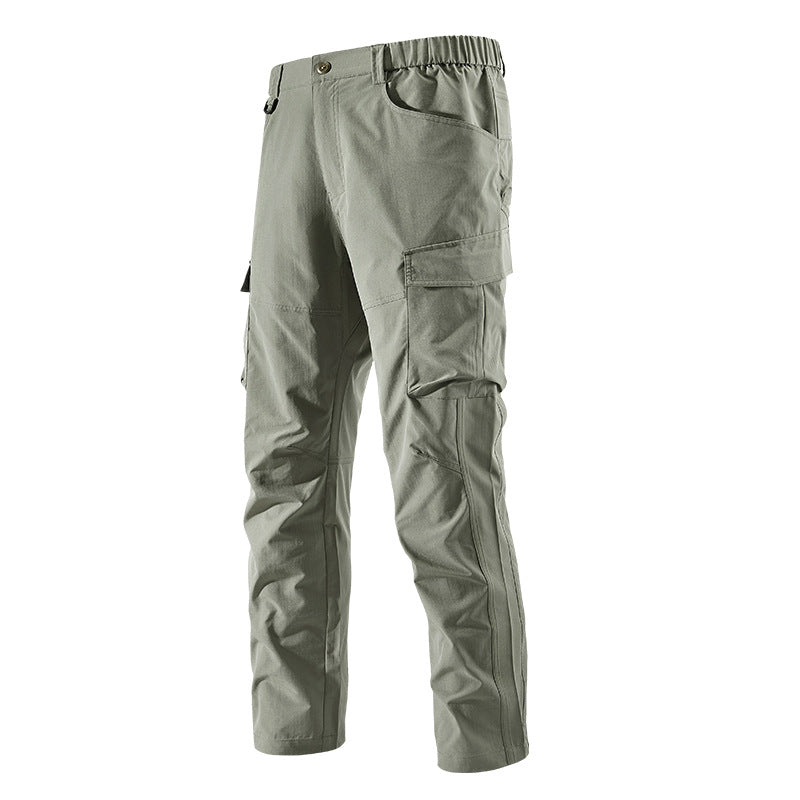 Herren Robust-konstruktive Cargo-Trekkinghose mit elastischem Bund und Mehrfach-Taschen Nord Taschen