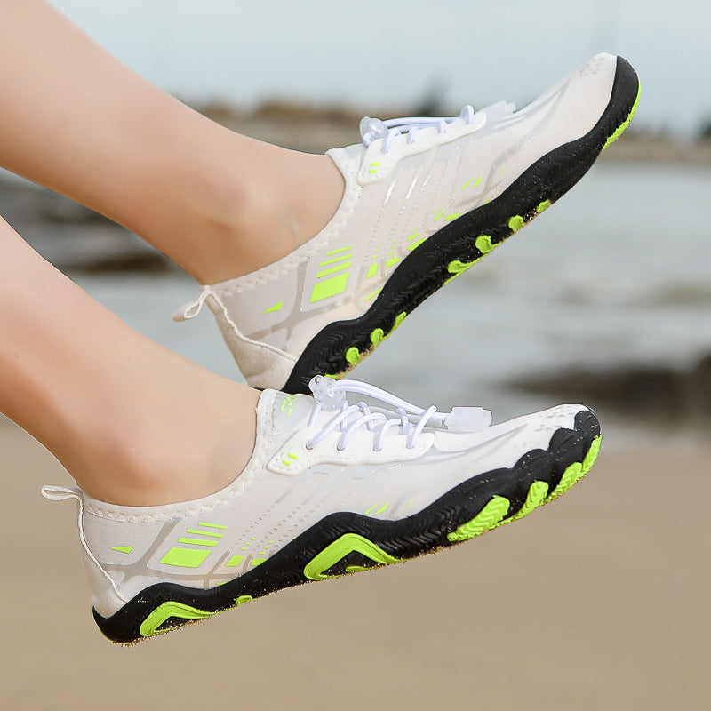 Damen Wassersportschuhe mit elastischem Schnürsystem und rutschfester Sohle