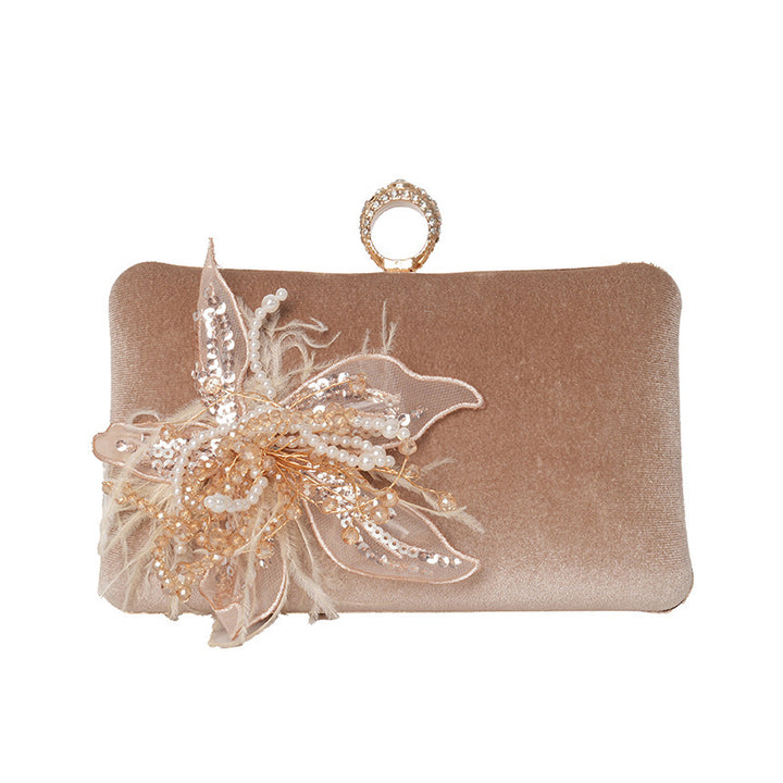Damen Clutch-Tasche mit elegantem Blüten-Design Nord Taschen