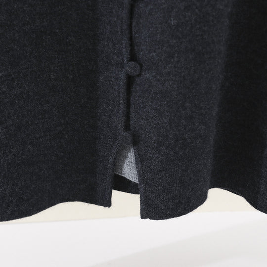 Damen Zweilagiger Strickcardigan mit innenliegendem Top und feiner Rippenkante Nord Taschen