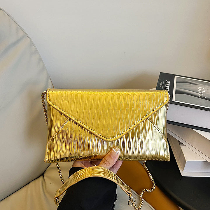 Damen Umhängetasche mit strukturiertem Design und verstellbarem Kettenriemen Nord Taschen