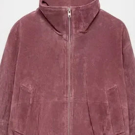 Damen Kurz geschnittener Boxy‑Blouson mit hohem Stehkragen und überschnittenen Ärmeln Nord Taschen