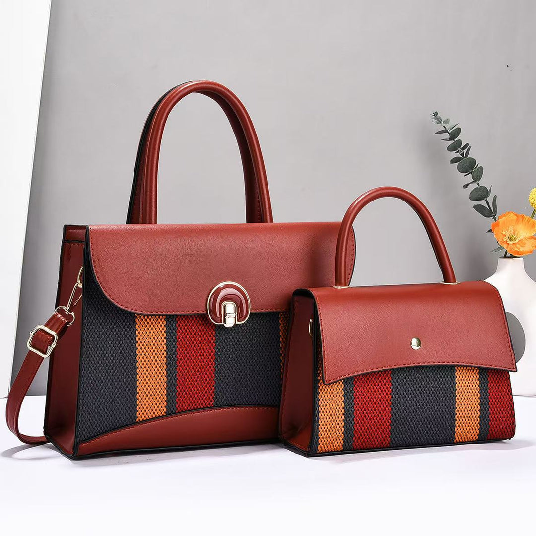 Damen Handtaschen-Set mit luxuriösem Design und abnehmbarer Clutch Nord Taschen