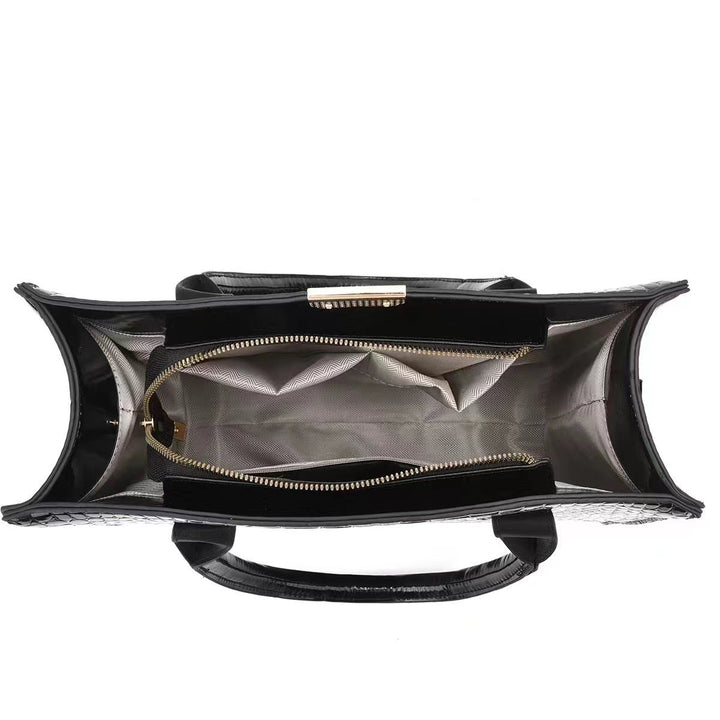 Damen elegante Shopper-Handtasche mit abnehmbarer Clutch Nord Taschen
