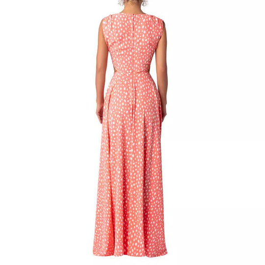 Damen Maxi-Punktkleid mit raffiniertem Schnitt und eleganten Details Nord Taschen