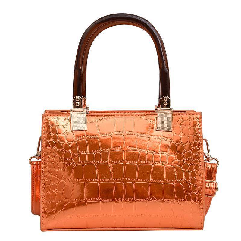 Damen stilvolle Handtasche im eleganten Krokodil-Look Nord Taschen