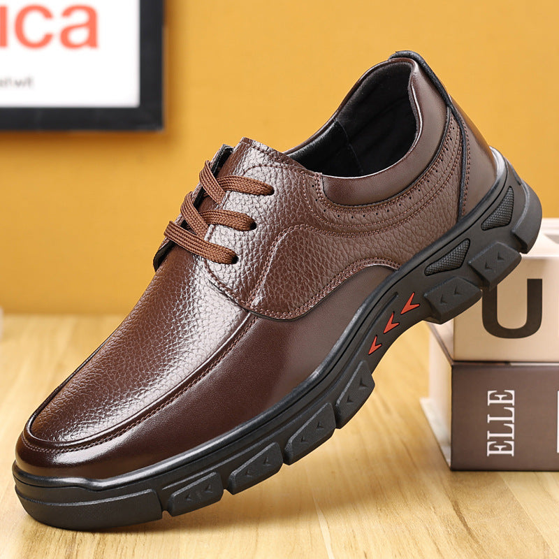 Herren Komfortable Schnürschuhe mit dämpfender Sohle und robustem Profil Nord Taschen