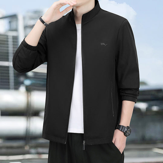 Herren Urbaner Stehkragen-Blouson mit minimalistischer Softshell-Optik Nord Taschen