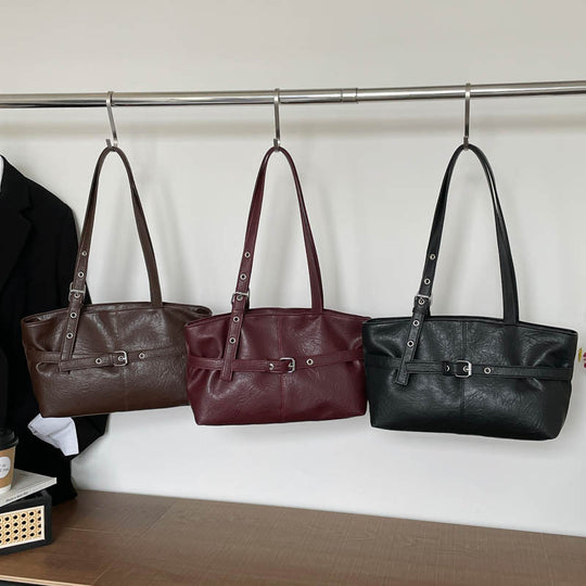 Damen elegante Handtasche mit flexiblem Tragegriff Nord Taschen