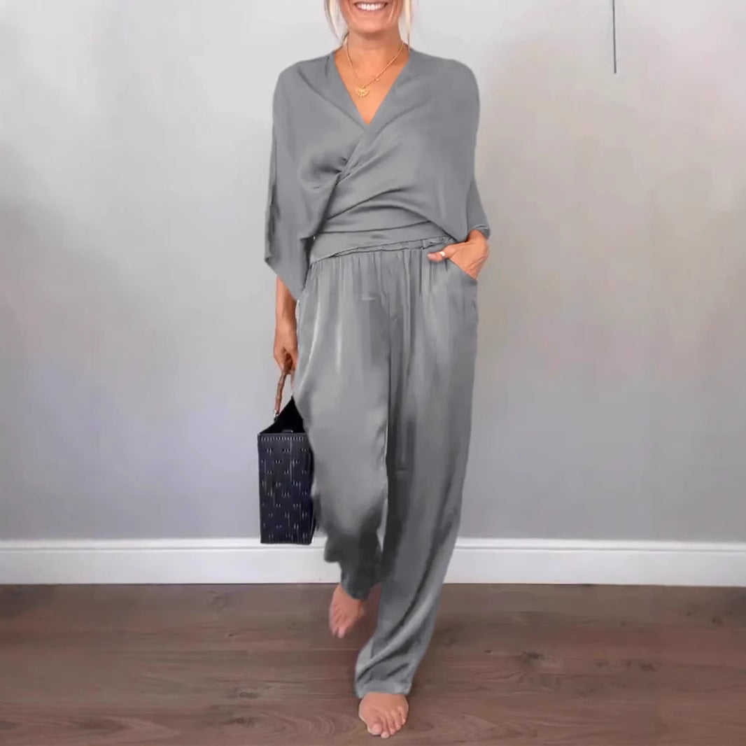 Damen elegantes und bequemes Jumpsuit Set