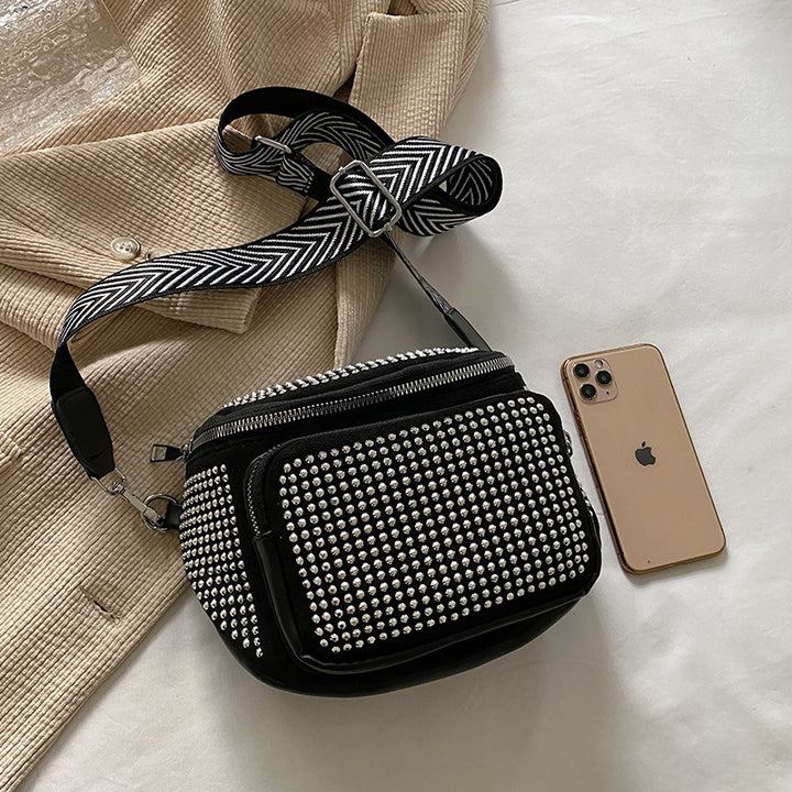 Damen modische Umhängetasche mit funkelnden Strassdetails Nord Taschen