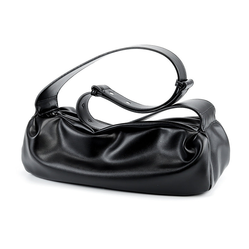 Damen Umhängetasche mit einzigartigem Faltendesign und verstellbarem Gurt Nord Taschen