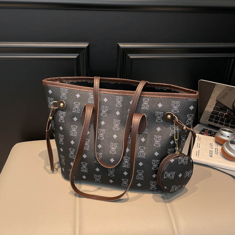 Damen große Tragetasche mit modischem Tiermotiv Nord Taschen