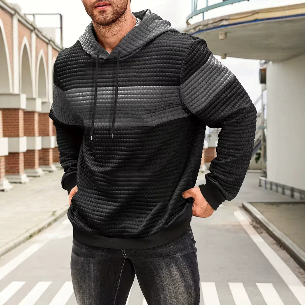 Herren Urbaner Kapuzenpullover mit innovativer Struktur Nord Taschen