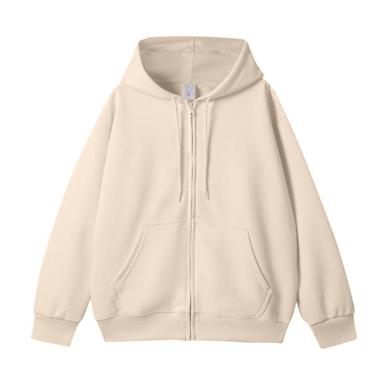 Unisex Oversize-Kapuzenjacke mit durchgehendem Reißverschluss und Kängurutasche Nord Taschen