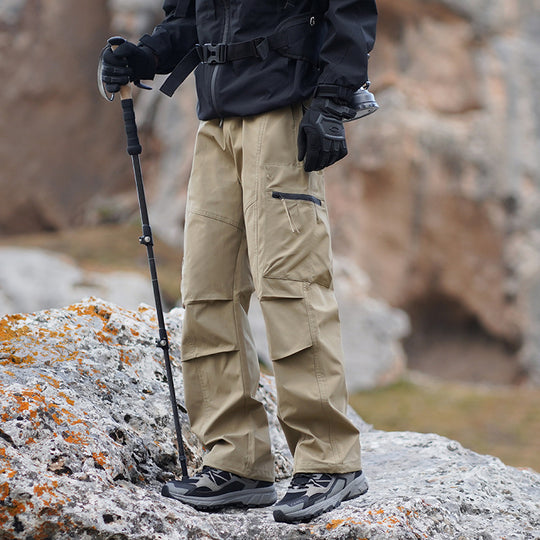 Herren Robuste wasserabweisende Trekkinghose mit Cargo-Taschen Nord Taschen