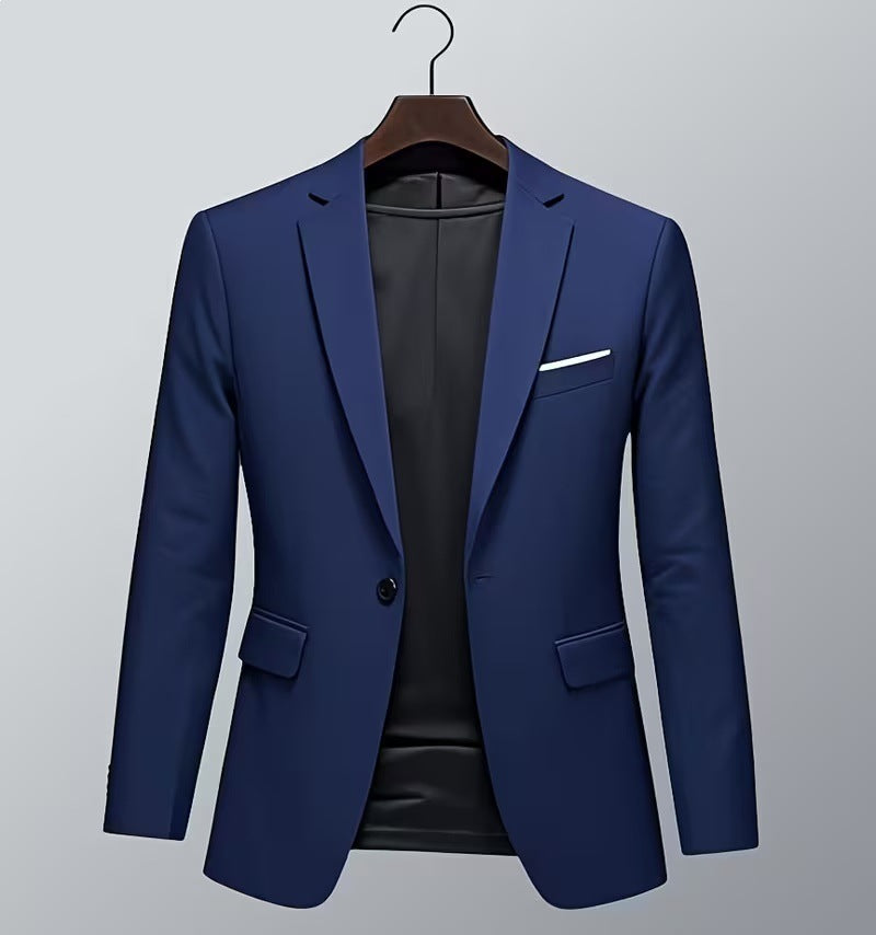 Herren taillierter Business-Sakko mit Stretchkomfort und modernem Revers Nord Taschen