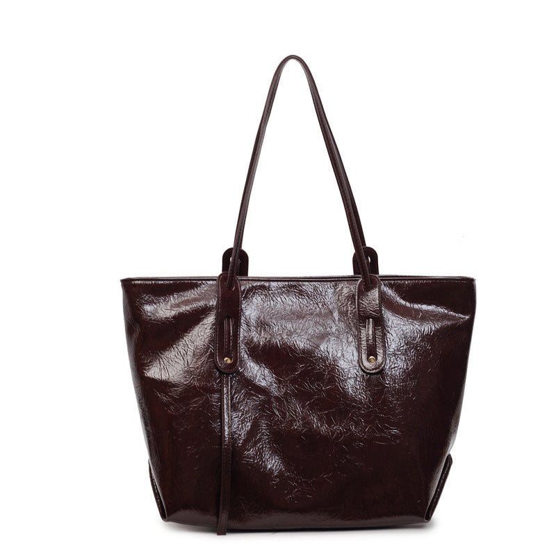 Damen geräumige Shopper-Tasche aus hochwertigem Kunstleder Nord Taschen