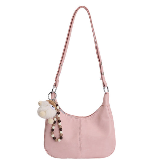 Damen Hobo-Tasche mit niedlichen Anhängern und verstellbarem Schulterriemen Nord Taschen
