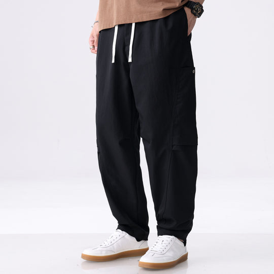 Herren Utility-Cargohose mit Kordelzugbund und seitlichen Pattentaschen Nord Taschen