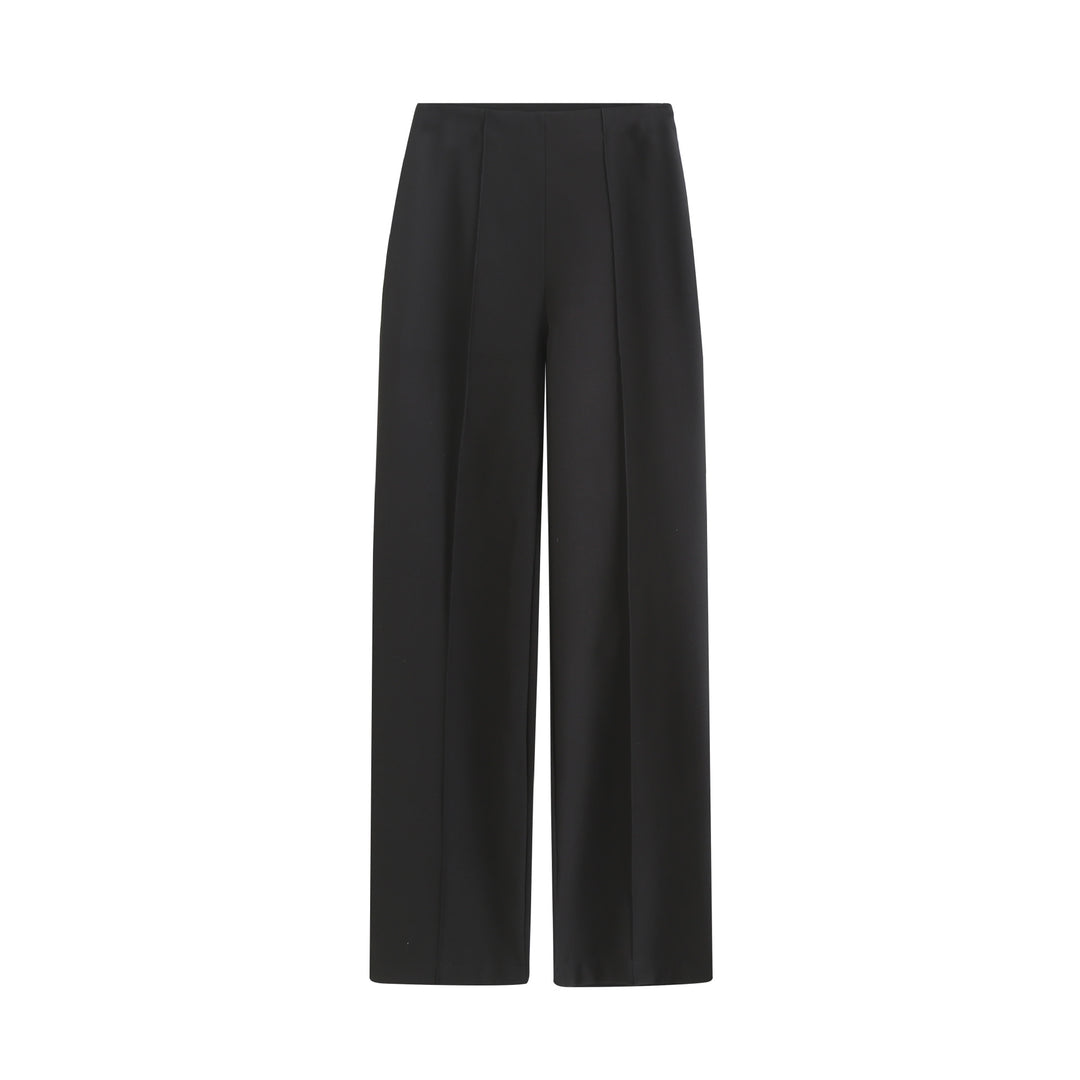 Damen Elegante High‑Waist Palazzo‑Hose mit durchgehender Bügelfalte und Clean‑Finish Nord Taschen