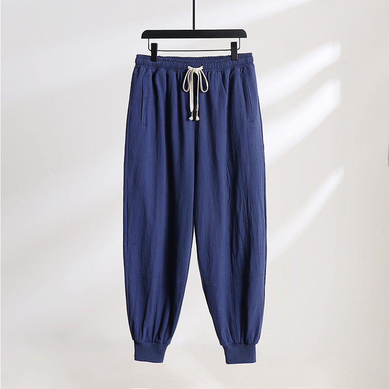 Herren Leichte Baumwoll-Jogginghose mit Kordelzug, Elastischem Bündchen und praktischen Taschen Nord Taschen