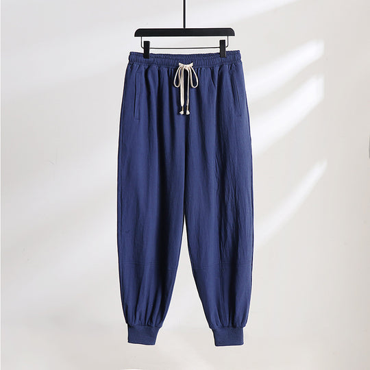 Herren Leichte Baumwoll-Jogginghose mit Kordelzug, Elastischem Bündchen und praktischen Taschen Nord Taschen