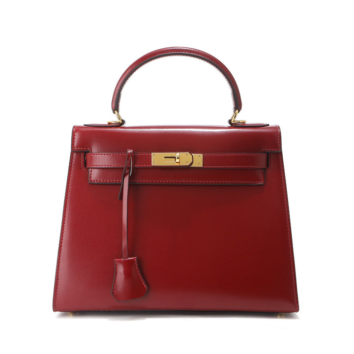 Damen strukturierte Handtasche mit elegantem Verschluss Nord Taschen