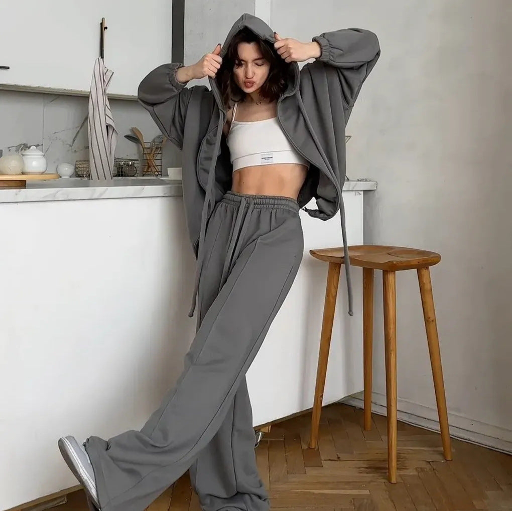 Damen Sweatanzug mit Jogginghose Set Arvani