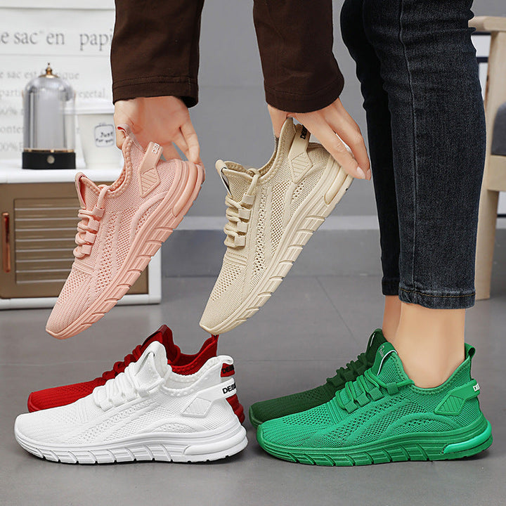 Damen Bequeme Mesh-Laufschuhe mit optimierter Dämpfung