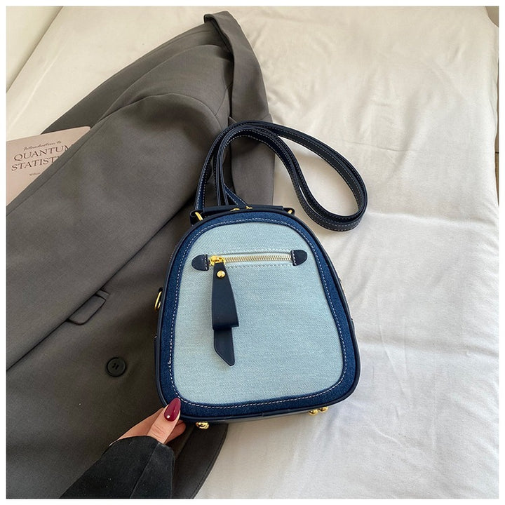 Damen Mini-Rucksack-Tasche mit elegantem Denim-Design Nord Taschen