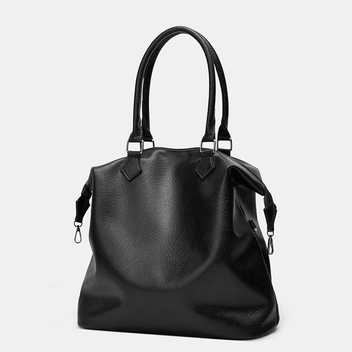 Damen Handtasche mit verstellbarem Schulterriemen und eleganter Lederstruktur Nord Taschen