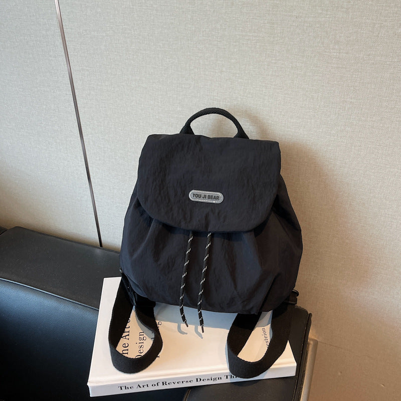 Damen Mini-Rucksack mit praktischem Kordelzug und weichem Baumwollmaterial Nord Taschen