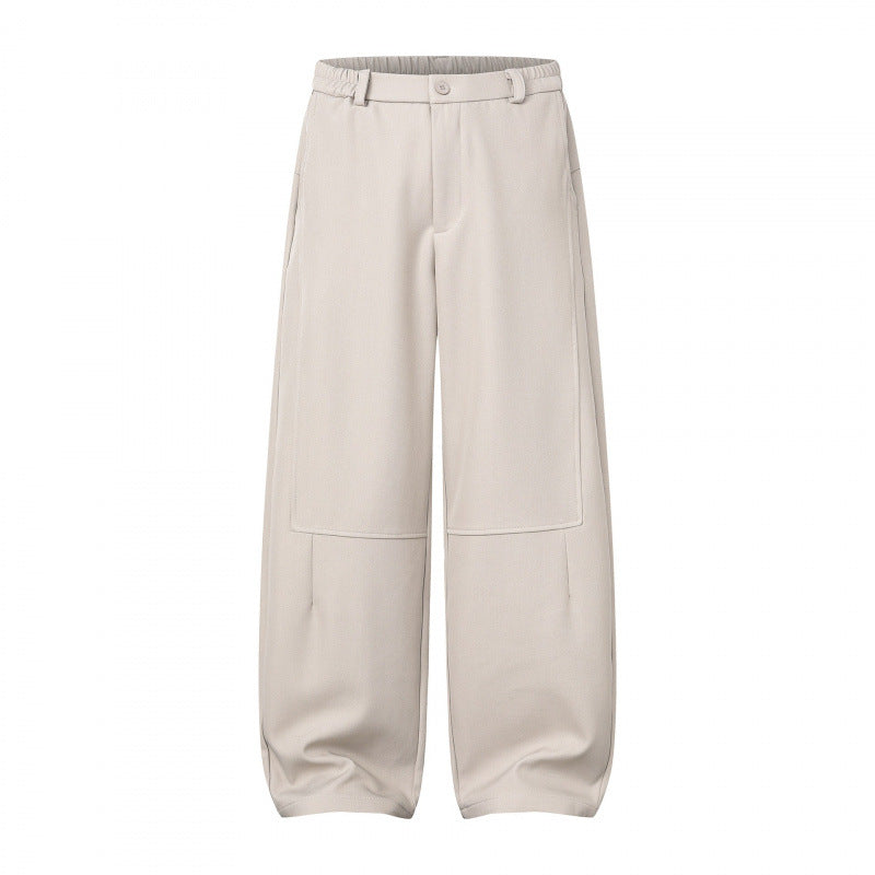 Damen Weite Culotte-Hose mit Kniepatches, elastischem Rückbund und aufgesetzten Taschen Nord Taschen