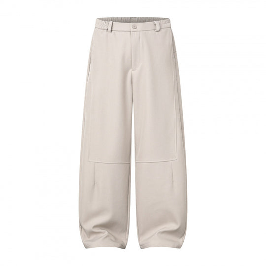 Damen Weite Culotte-Hose mit Kniepatches, elastischem Rückbund und aufgesetzten Taschen Nord Taschen