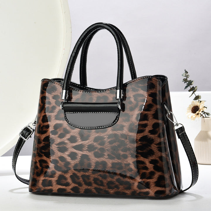 Damen Handtasche im modernen Leopardenmuster Nord Taschen