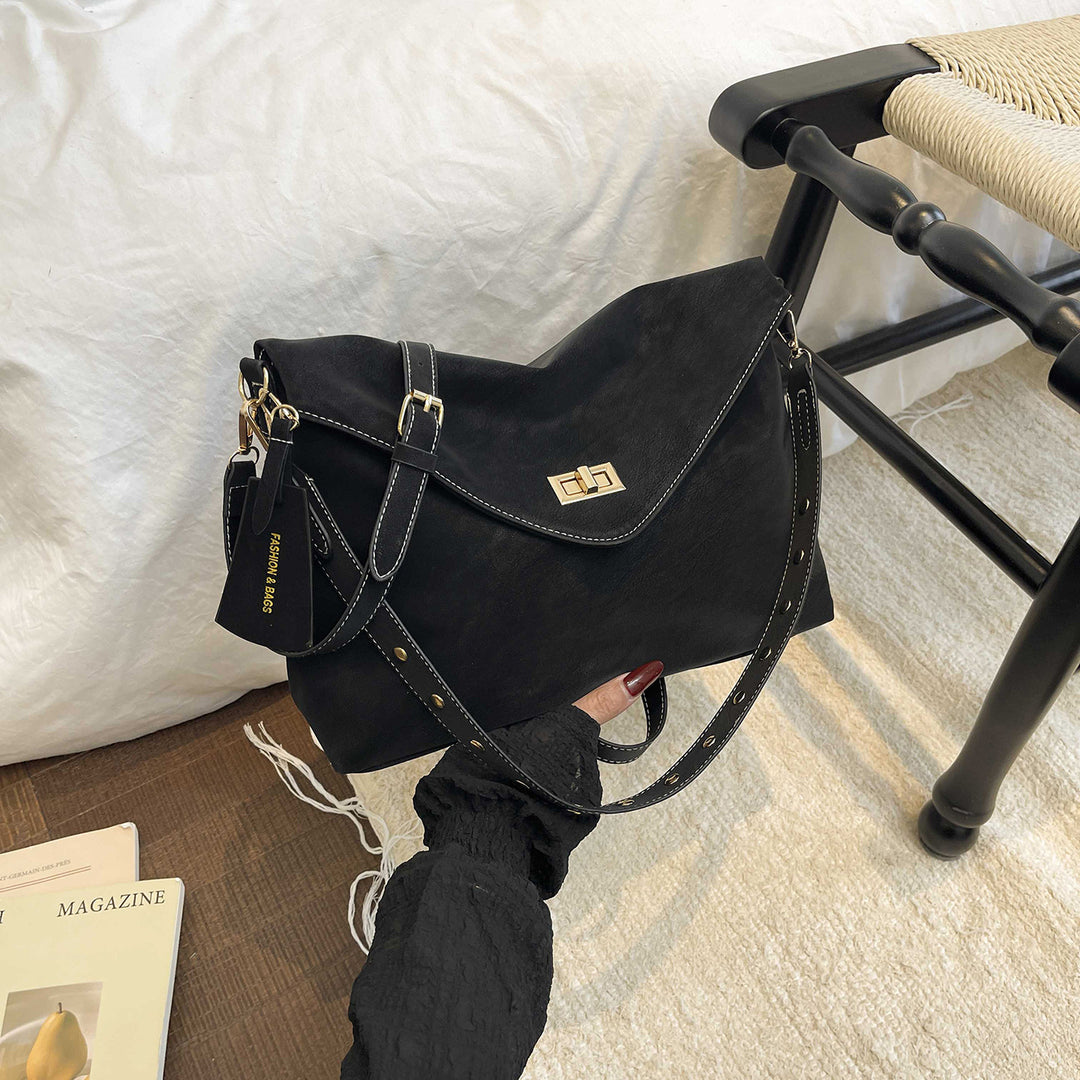 Damen elegante Schulterhandtasche mit verstellbarem Trageriemen Nord Taschen