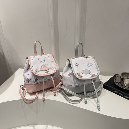 Damen Rucksacktasche mit spielerischem Design und praktischem Kordelzug Nord Taschen
