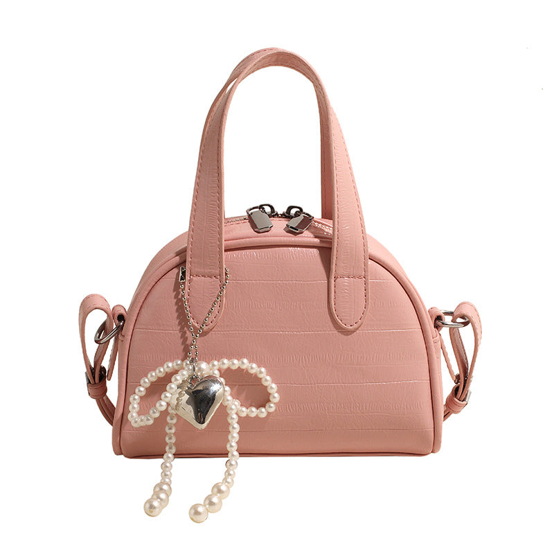 Damen Mini-Handtasche mit stilvollem Krokodil-Look und abnehmbarem Anhänger | Nord Taschen