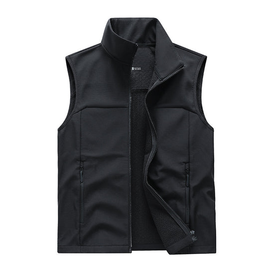Herren Funktionale Softshellweste Nord Taschen