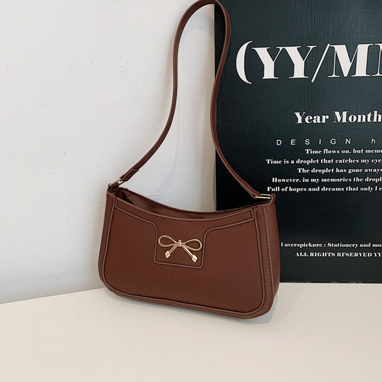 Damen elegante Umhängetasche mit dekorativem Schleifendetail Nord Taschen