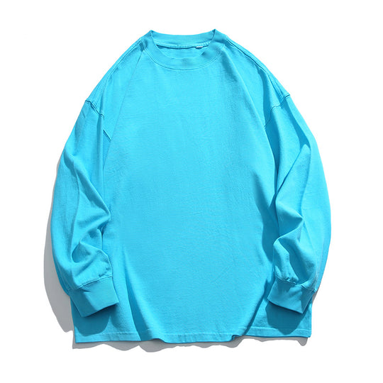 Unisex Weites Oversize-Langarmshirt im Heavyweight-Slouch-Stil mit Drop-Shoulder Nord Taschen