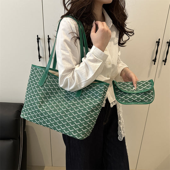 Damen elegante Einkaufstasche mit modernem Muster Avellé