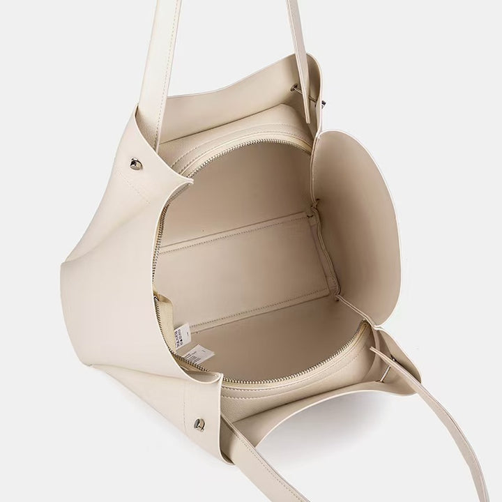 Damen Shopper-Tasche mit stilvollem halbkreisförmigen Design und eleganten Akzenten Nord Taschen